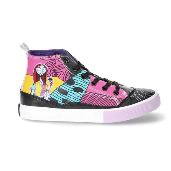 Disney The Nightmare Before Christmas Sneakers Womens High Top Shoes Size 9.5 - Picture 3 of 6
